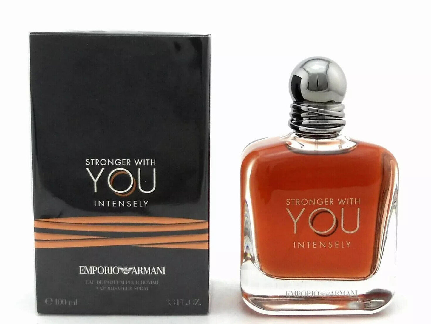 Emporio Armani Stronger With You Intensely/Absolutely 3.4oz EDP Cologne for Men